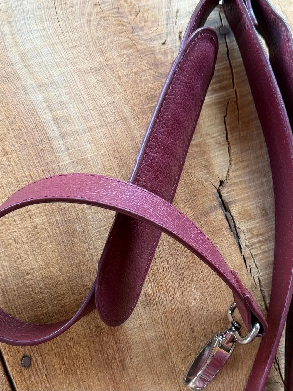 Darci Burgundy Laptop Tote Business Bag Shoulder Strap & Expansion Snaps Unisex